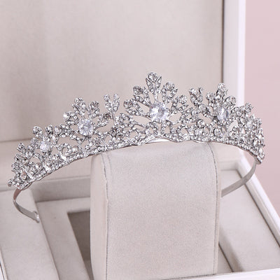 Diadema Corona Princesa con Cristales de Circón para Cumpleaños - Image 11