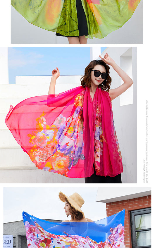 Foulard Ligero Multiuso para Playa - Protección Solar y Estilo - Image 53