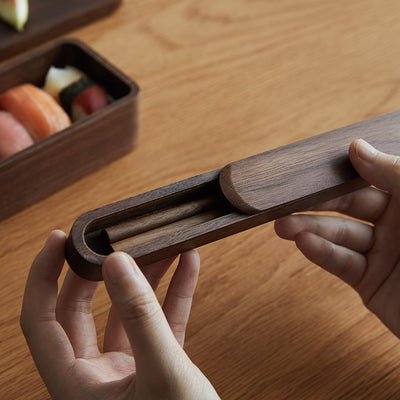 Juego de Palillos Japoneses Portátiles de Madera con Estuche de Almacenamiento Premium - Image 10