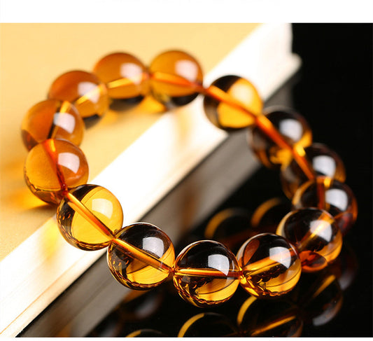 Pulsera Pixiu de Cristal Natural Kumquat Amarillo para Hombre y Mujer - Image 2