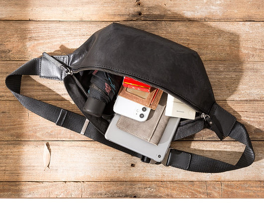 Bolsa Mensajera de Cuero Genuino para Trabajo y Uso Diario - Image 7