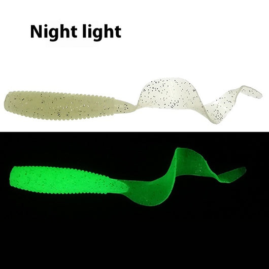 Señuelo Biónico Luminoso con Cola de Gusano Blando para Pesca - Image 9