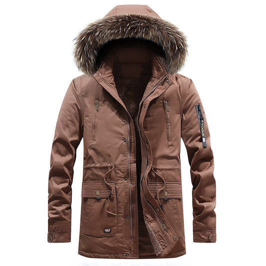 Chamarra de Invierno Estilo Coreano para Hombre con Pluma - Image 2