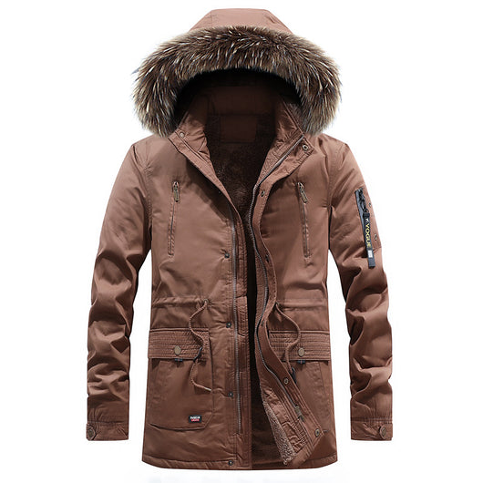 Chamarra de Invierno Estilo Coreano para Hombre con Pluma - Image 2