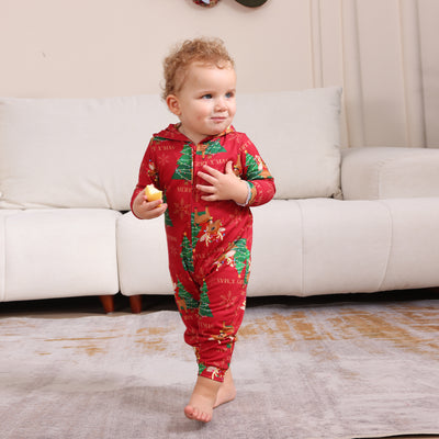 Conjunto Navideño Familiar de Pantalones Largos para Niños y Niñas - Image 15