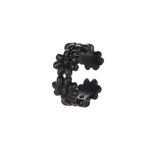 Aretes Curvos de Margarita Pequeña sin Perforación - Image 11