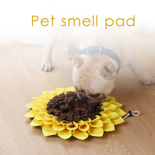 Tapete Olfativo Antideslizante para Perros con Diseño Girasol - Image 4