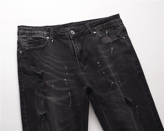 Pantalones Slim Ajustados a la Rodilla - Tendencia Street Style - Image 9