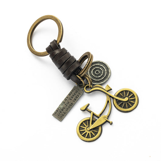 Llavero de Cuero Tejido a Mano - Estilo Vintage Artesanal - Image 18