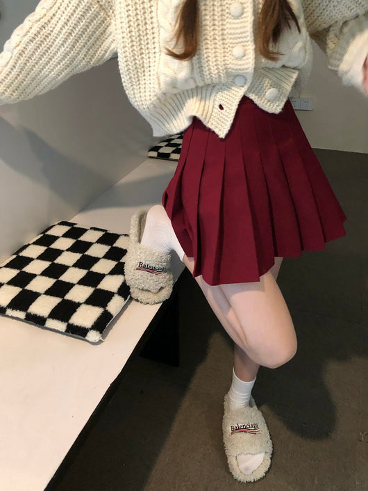 Falda Plisada Versátil para Otoño e Invierno - Diseño Moderno y Femenino - Image 3