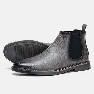 Botas Retro de Cuero Genuino para Hombre - Image 19