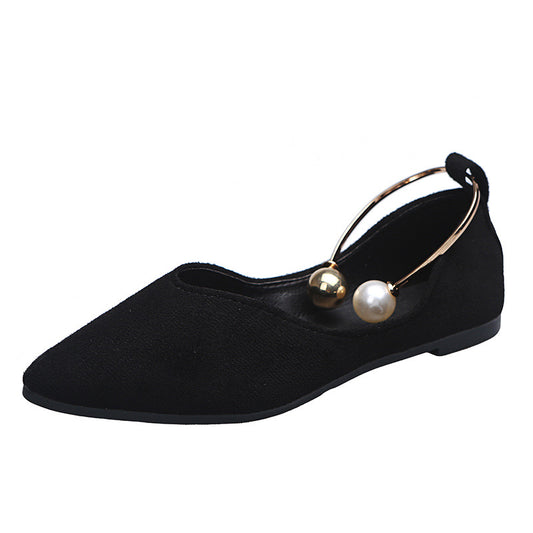Zapatos Planos Punta Afilada Cómodos y Versátiles para Mujer
