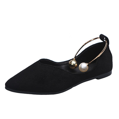 Zapatos Planos Punta Afilada Cómodos y Versátiles para Mujer