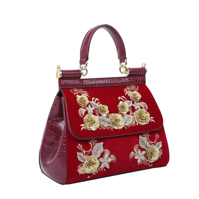Bolso Bandolera Floral Bordado para Mujer - Image 4