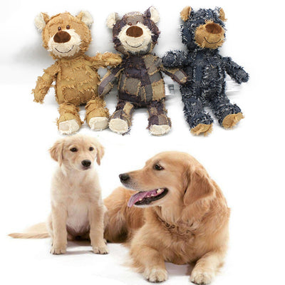 Juguete Interactivo para Perros y Gatos con Sonido Chirriante y Forma de Osito