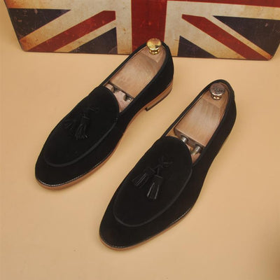 Mocasines Hombre Respirable Punta Afilada Estilo Británico Clásico - Image 12