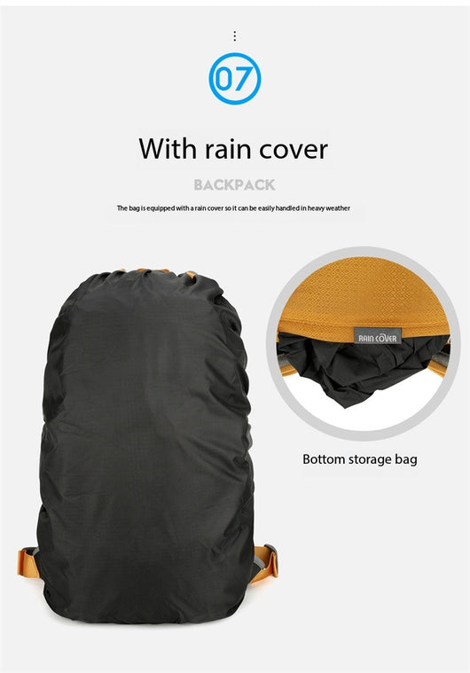 Mochila de Senderismo AZELA Gris - Mochila Multifuncional para Camping y Aventuras - Image 21