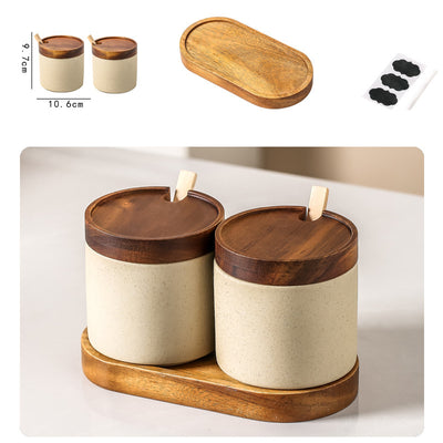 Set de 3 Recipientes de Cerámica Japonesa para Condimentos con Tapa - Image 27