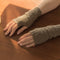 Guantes Mitón de Cachemira Retorcida para Otoño e Invierno