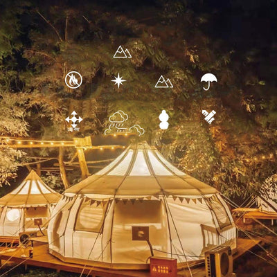 Tienda de Campaña Glamping Premium Netflix para Camping