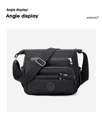 Bolsa Crossbody de Nylon Ligera con Gran Capacidad - Image 31