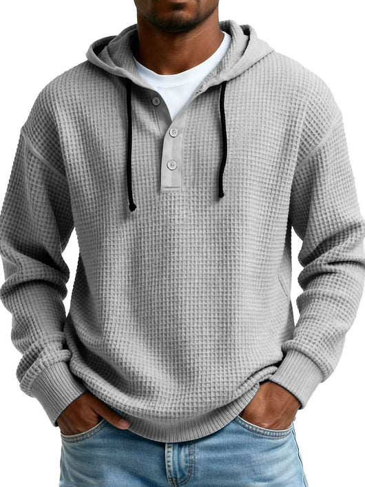 Suéter Hoodie Entallado con Cierre Medio para Hombre - Image 17