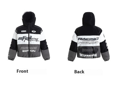 Abrigo de Invierno Retro Street Estilo Hip-Hop con Capucha - Image 9