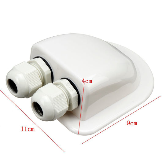 Caja de Conexión Impermeable para Paneles Solares RV - Soporte ABS Doble Orificio - Image 6