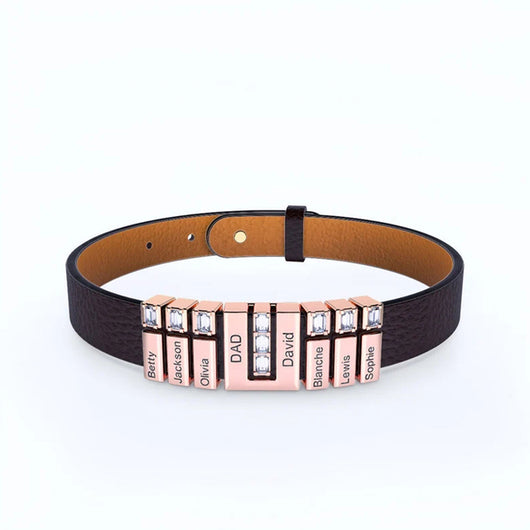 Pulsera Casual de Cuero Sintético para Hombre - Image 6