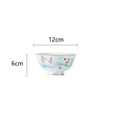 Juego de Vajilla de Porcelana Nórdica Premium para el Hogar - Image 4