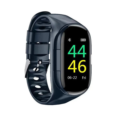 Pulsera Inteligente M1 con Auriculares Bluetooth 2 en 1 - Monitor de Frecuencia Cardíaca y Llamadas