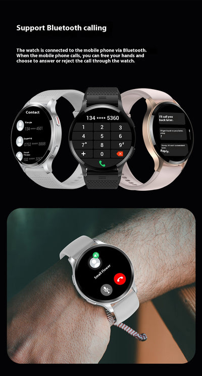 Reloj Inteligente LW77 con Llamadas por Bluetooth, Monitor de Frecuencia Cardíaca y Oxígeno - Image 14