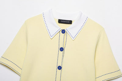 Chaqueta Polo Tejida para Mujer con Costuras Reforzadas - Image 14