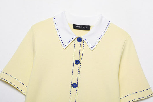 Chaqueta Polo Tejida para Mujer con Costuras Reforzadas - Image 14