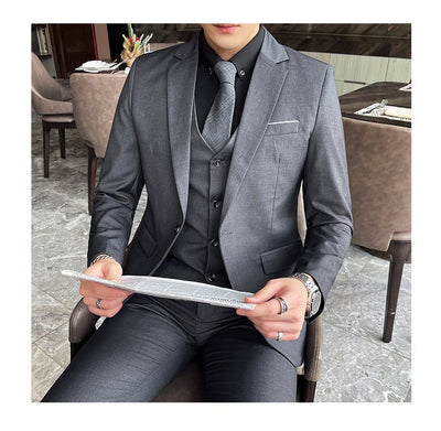 Traje Slim Fit Británico para Hombre - Conjunto Casual Elegante - Image 27