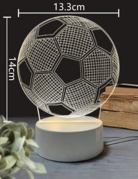 Lámpara LED 3D Nocturna USB - Luz Ambiental para Dormitorio - Image 11