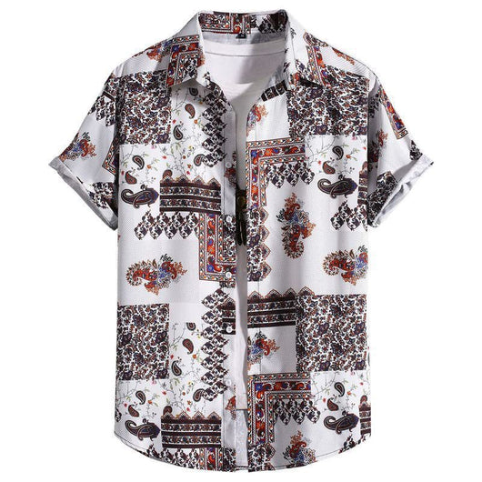 Camisa Hawaiana Hombre Manga Corta - Diseño Versátil y Moderno - Image 45