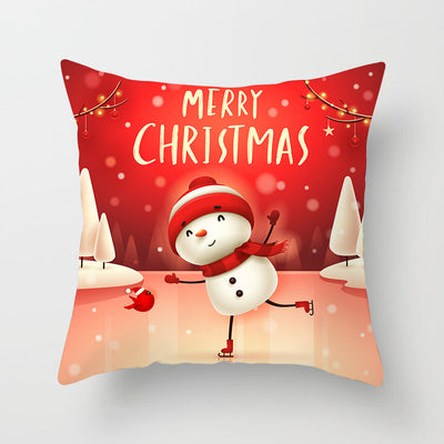 Funda de Almohada Navideña con Diseño de Muñeco de Nieve - Image 20