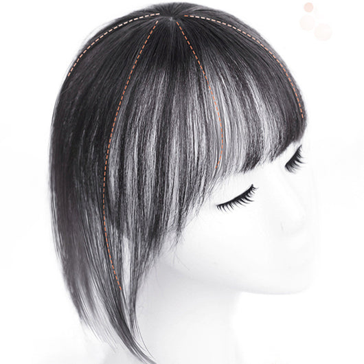 Peluca de Cabello Natural con Flequillo 3D Air - Efecto Voluminoso - Image 2