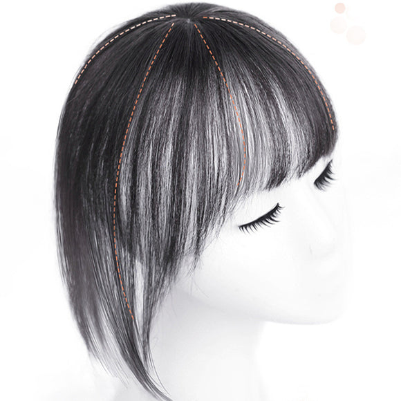 Peluca de Cabello Natural con Flequillo 3D Air - Efecto Voluminoso