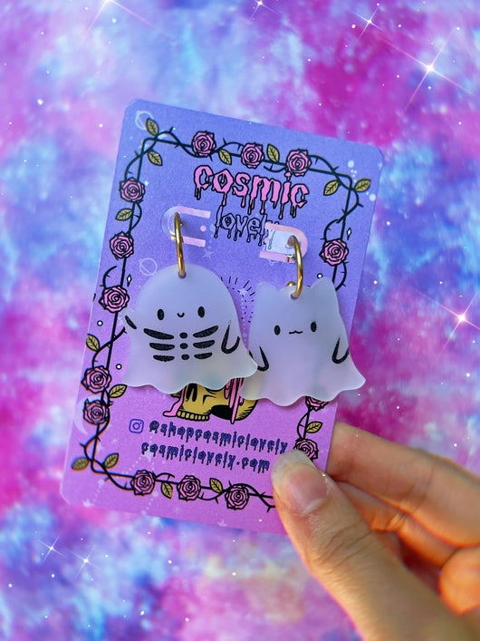 Halloween Costume Ghostie Earrings - Tekeno