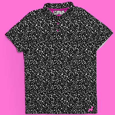 Anote | Camisa Polo de Golfe Engraçada Retrô Masculina (AJUSTE ATLÉTICO)