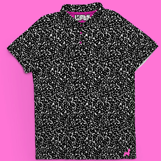 Anote | Camisa Polo de Golfe Engraçada Retrô Masculina (AJUSTE ATLÉTICO)