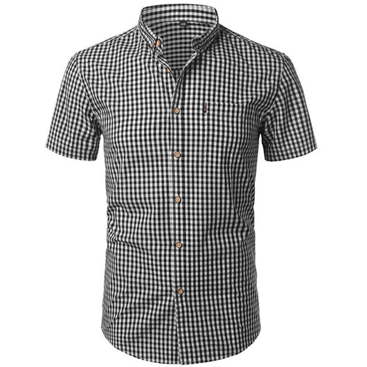 Camisa Cuadros Hombre Manga Larga Primavera Otoño - Image 14