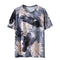 Camiseta Masculina Ice Silk Transpirable de Manga Corta