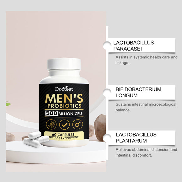 Cápsulas Probióticas Multicepa para Hombres