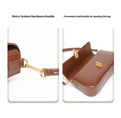 Bolso Bandolera de Cuero con Textura Salvaje para Mujer - Image 16
