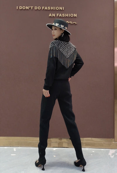Conjunto de Dos Piezas en Punto Casual para Mujer - Image 9