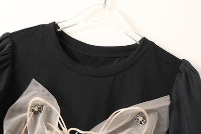 Camiseta Estampada con Detalles de Costura para Mujer - Image 14