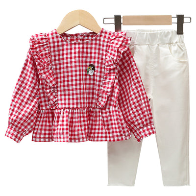 Ropa de Otoño Coreana para Bebé Niña de 1 Año - Estilo Internacional - Image 3